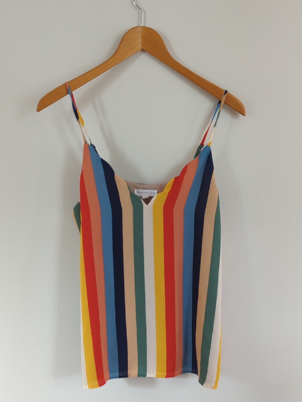 Socialite Striped Multi Color Tank